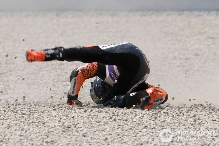 3. Aron Canet, Aspar Team  - 21 caídas