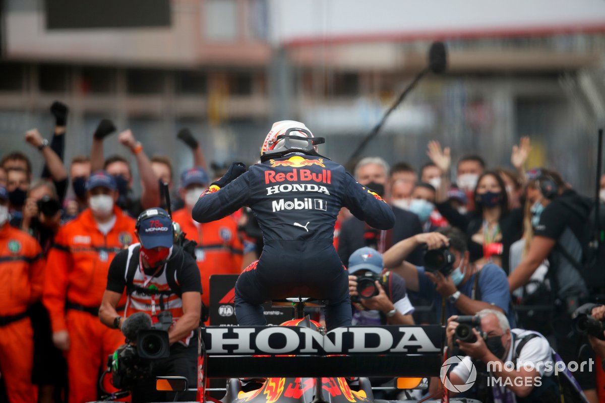 Max Verstappen, Red Bull Racing festeggia la vittoria del GP di Monaco