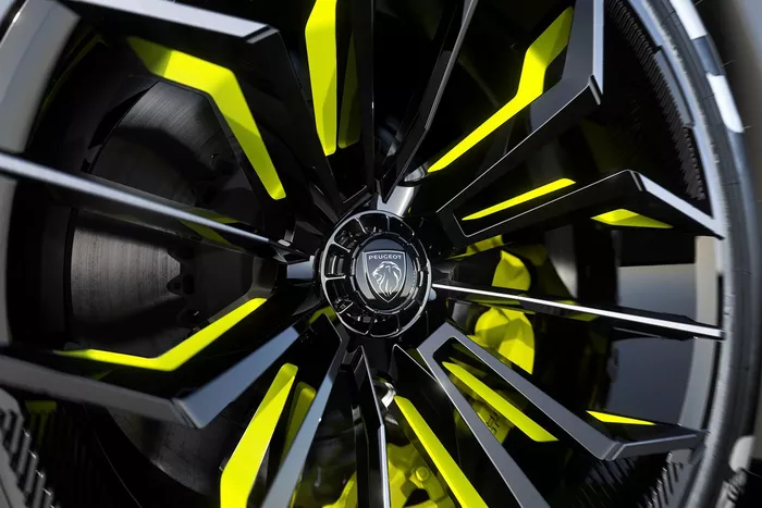 Detalle del Peugeot Hypercar 9X8
