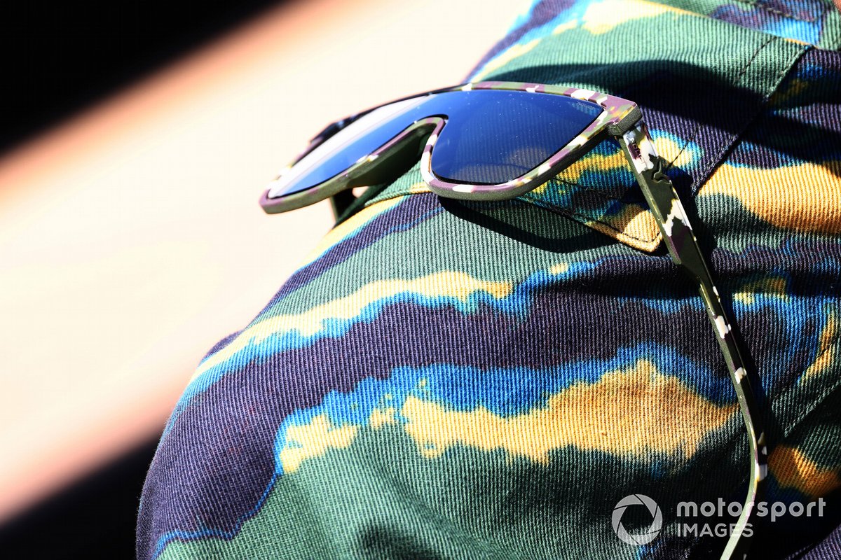 Sunglasses of Lewis Hamilton, Mercedes 