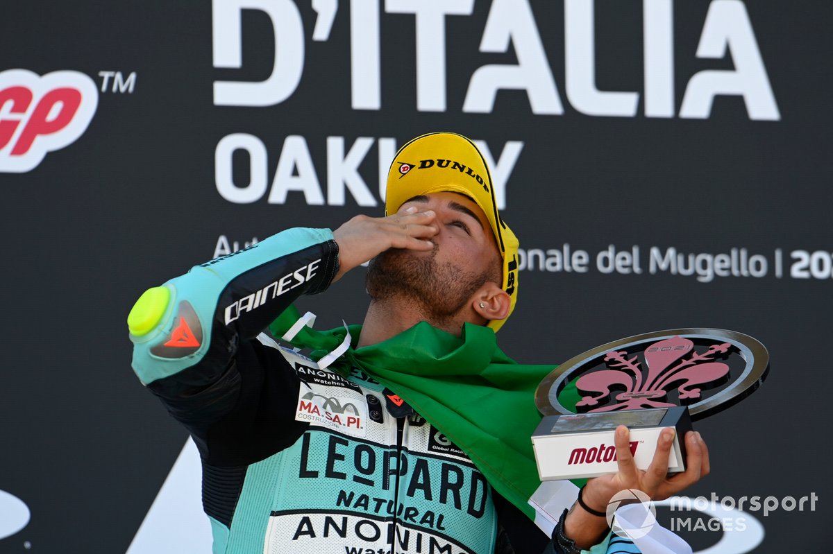 Ganador de la carrera Dennis Foggia, Leopard Racing