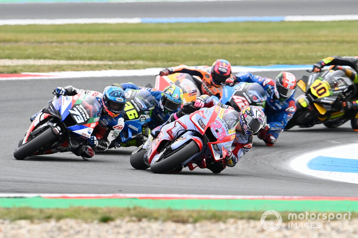 MotoGP-Action beim GP Niederlande 2022 in Assen