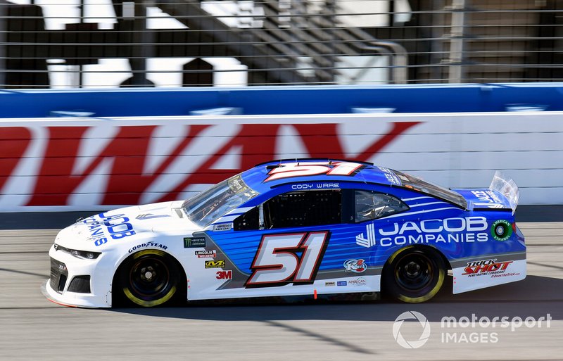 34. Cody Ware, Petty Ware Racing, Chevrolet Camaro Jacob Companies