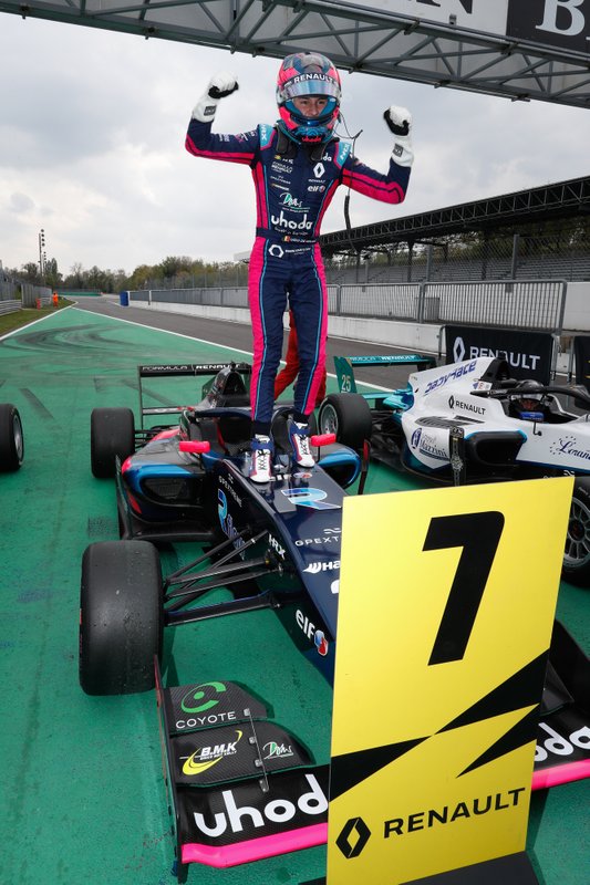 Il vincitore della gara Ugo De Wilde, JD Motorsport