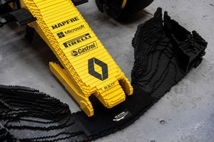 Lego Renault R.S.17, detalle del alerón delantero