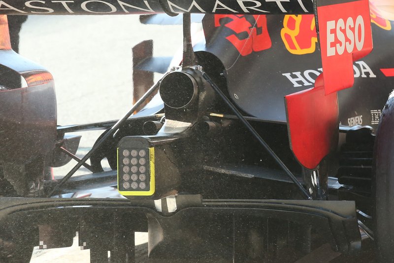 Detalle del difusor del Red Bull Racing RB15