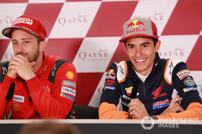 Andrea Dovizioso, Ducati Team, Marc Marquez, Repsol Honda Team