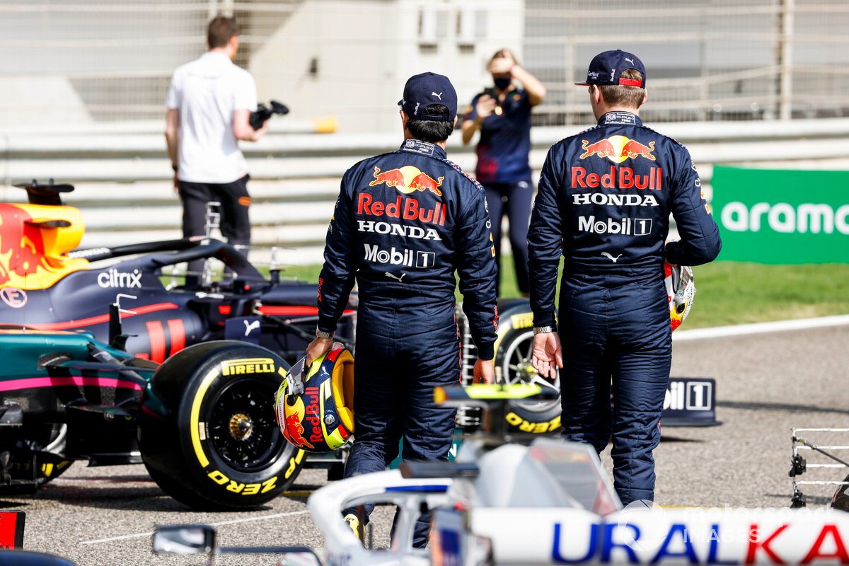 Sergio Pérez, Red Bull Racing y Max Verstappen, Red Bull Racing