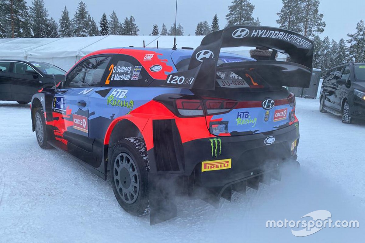 Oliver Solberg, Sebastian Marshall, Hyundai Motorsport, Hyundai i20