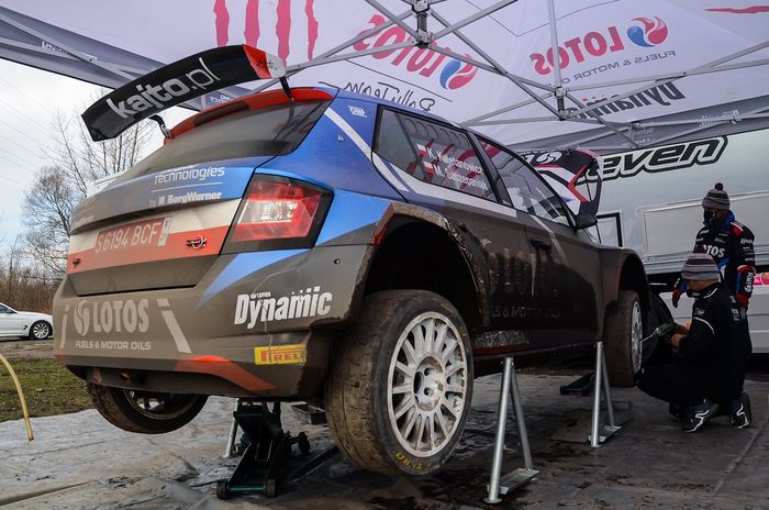 Kajetan Kajetanowicz, Maciej Szczepaniak, Skoda Fabia Rally2 evo