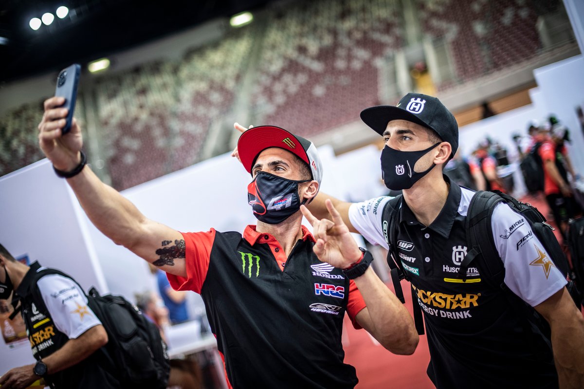 #47 Monster Energy Honda Team: Kevin Benavides, #77 Rockstar Energy Husqvarna Factory Racing: Luciano Benavides