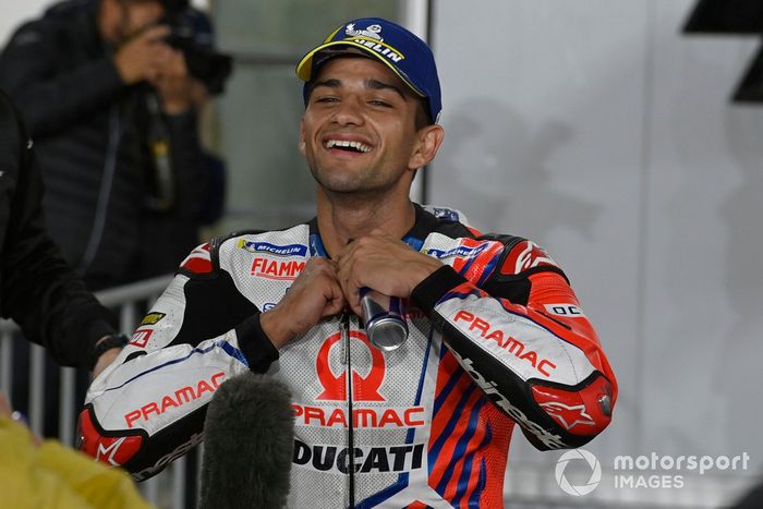 Ganador de la pole Jorge Martin, Pramac Racing parc ferme