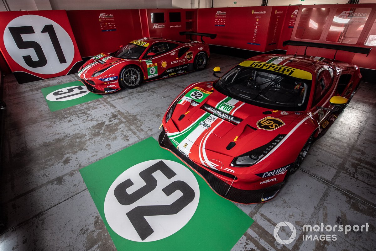 #51, #52 AF Corse: Ferrari 488 GTE Evo 