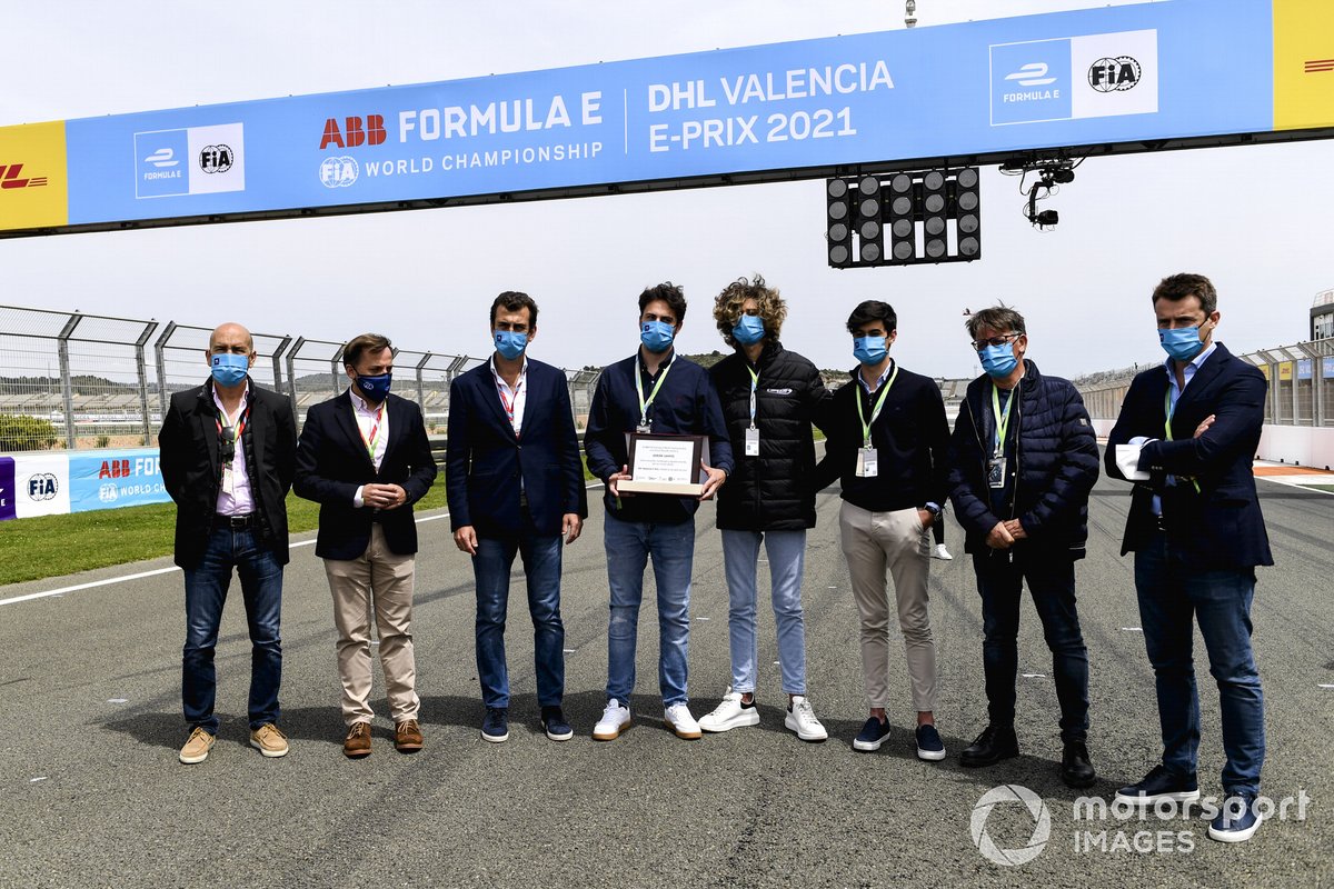 Homenaje a Adrián Campos en el ePrix de Valencia