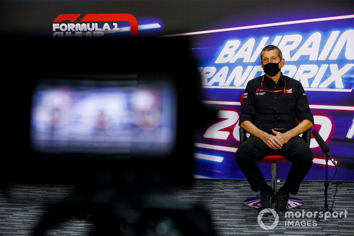 Guenther Steiner, Team Principal, Haas F1 in conferenza stampa