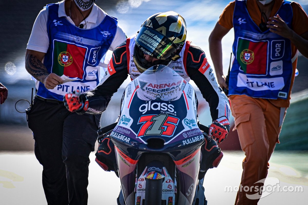 El campeón del mundo de Moto3, Albert Arenas, Aspar Team