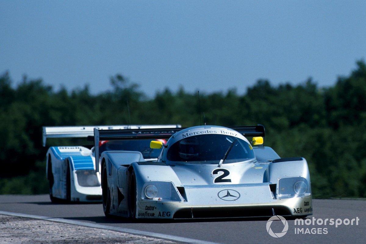 Jochen Mass, Michael Schumacher, Mercedes-Benz C11