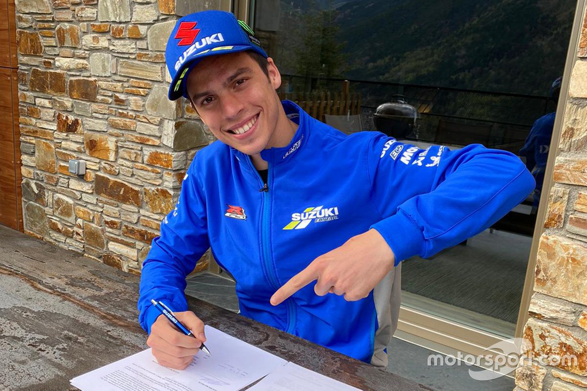 Joan Mir, Team Suzuki MotoGP signe son contrat