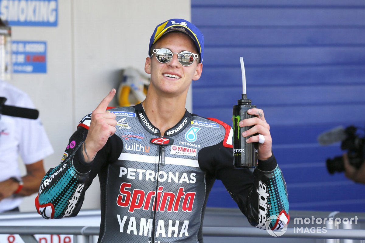 Fabio Quartararo, Petronas Yamaha SRT, vince la gara