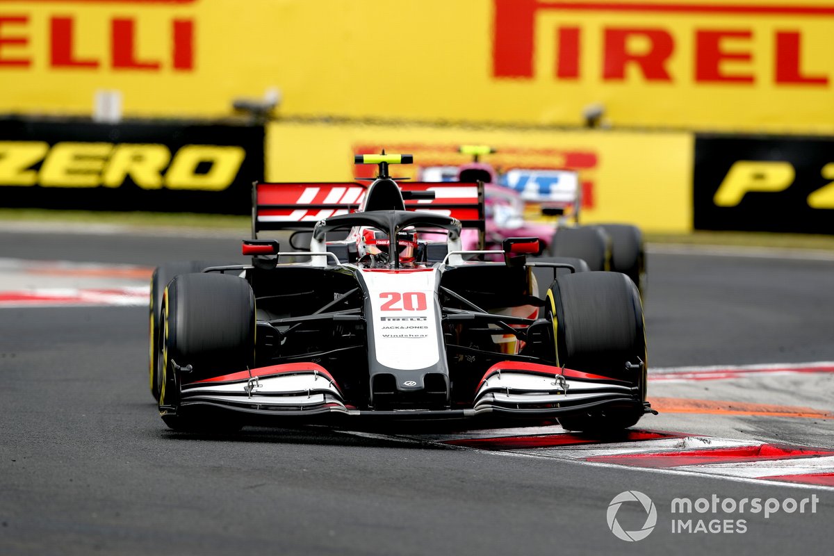 Kevin Magnussen, Haas VF-20, Lance Stroll, Racing Point RP20