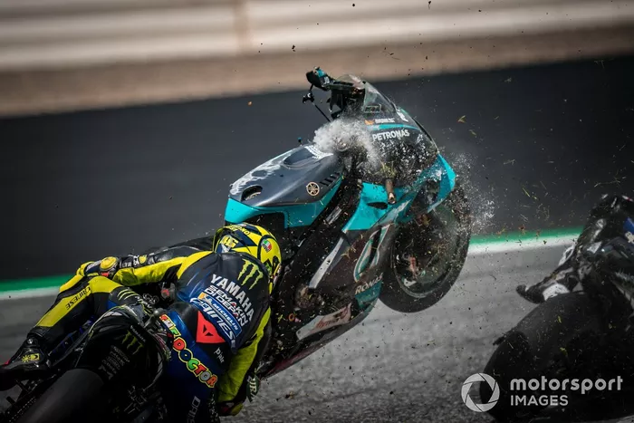 Accidente de Franco Morbidelli, Petronas Yamaha SRT