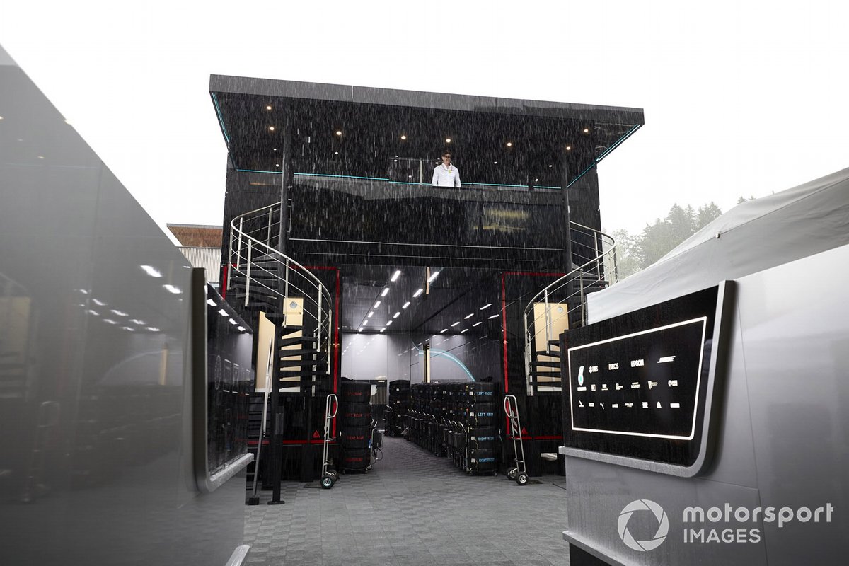 Rain in the paddock