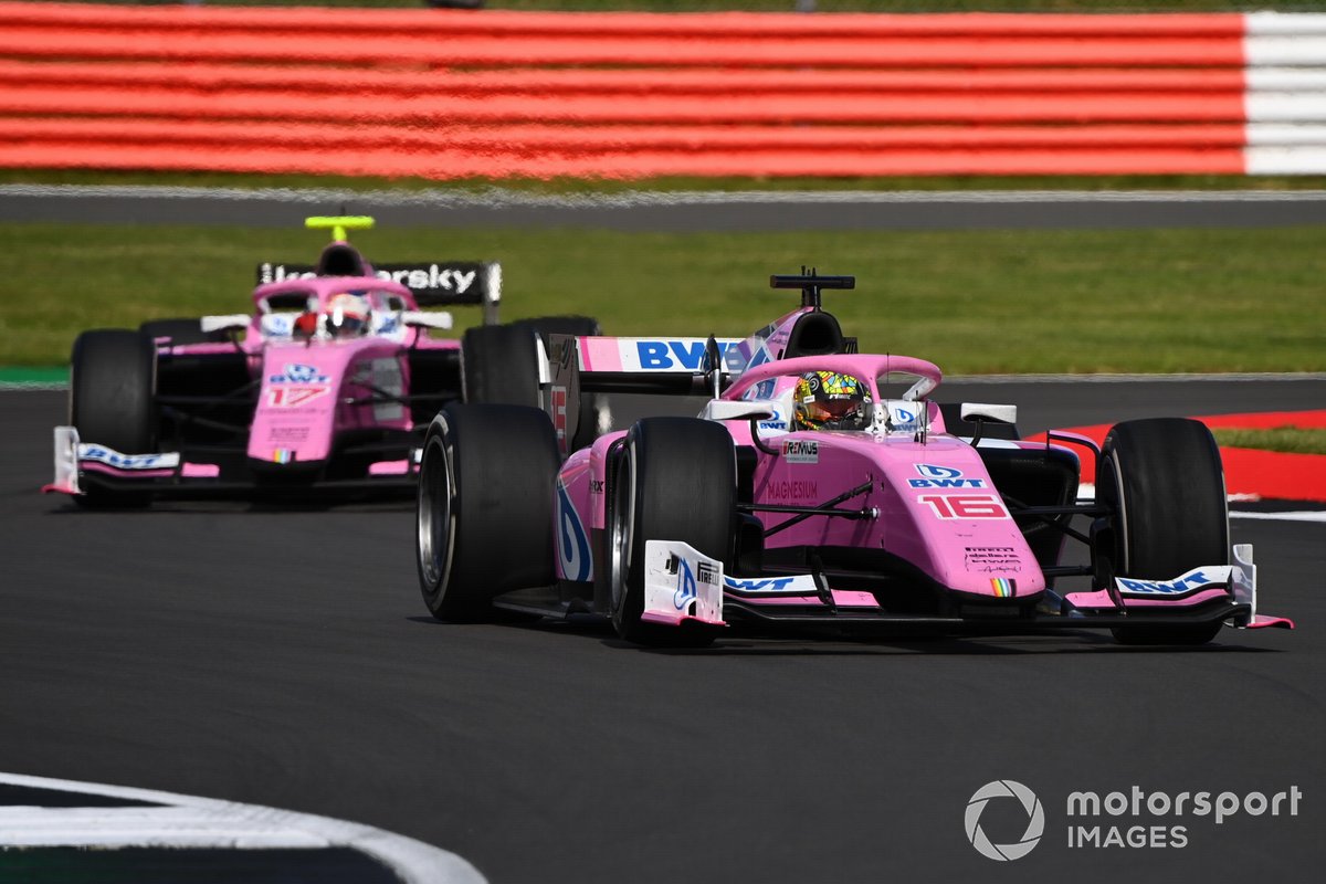 Artem Markelov, BWT HWA Racelab, precede Giuliano Alesi, BWT HWA Racelab