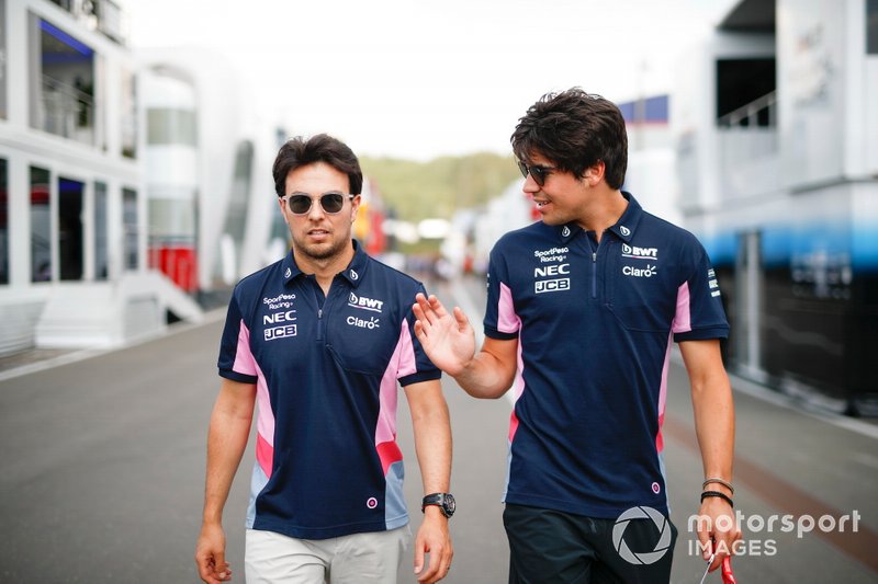 Sergio Perez, Racing Point ve Lance Stroll, Racing Point