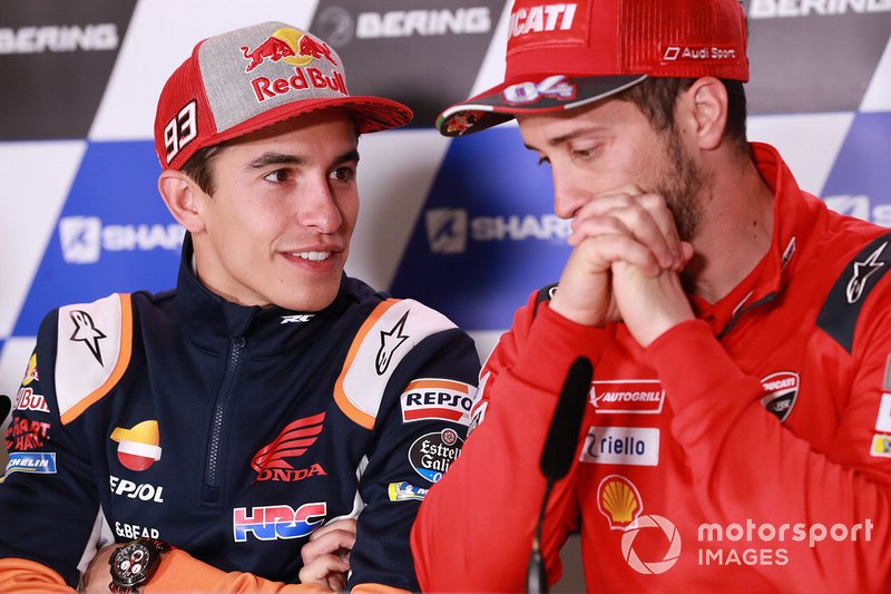 Marc Marquez, Repsol Honda Team, Andrea Dovizioso, Ducati Team