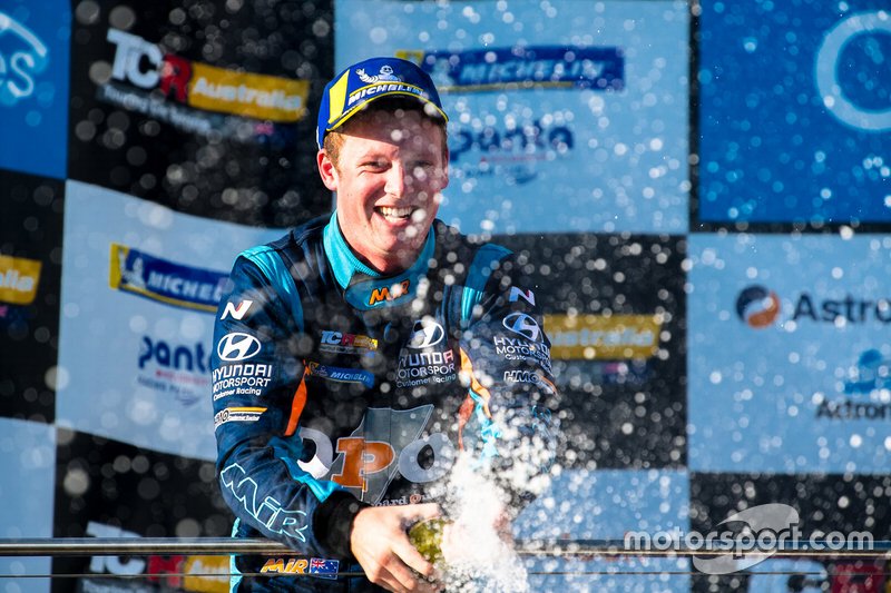 Podium: second place Will Brown, HMO Customer Racing