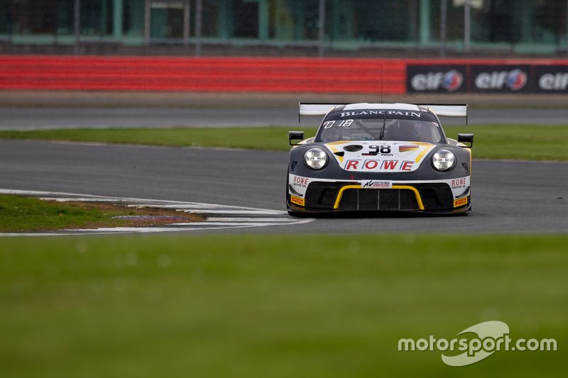 #98 ROWE Racing Porsche 911 GT3 R: Sven Mu?ller, Romain Dumas, Mathieu Jaminet