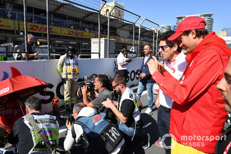 John Elkann, Chairman, Fiat Chrysler Automobiles, on the grid