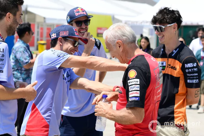 Marc Marquez, Gresini Racing, Davide Tardozzi, Team manager Ducati Team