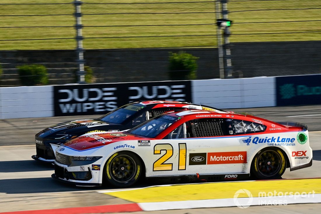 Harrison Burton, Wood Brothers Racing, Motorcraft\Quick Lane Ford Mustang