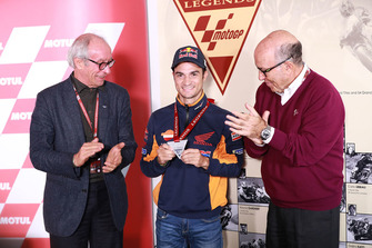 Vito Ippolito, Presidente FiM, Dani Dani Pedrosa, Repsol Honda Team, Carmelo Ezpeleta, CEO Dorna Sports