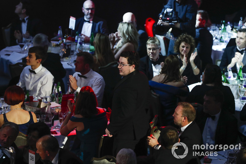 Owen Heaney receives the Autosport Williams Engineer of the Future Award