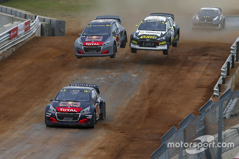 SÃ©bastien Loeb, Team Peugeot Total, Timmy Hansen, Team Peugeot Total, Timur Timerzyanov, GRX Taneco