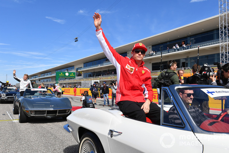 Kimi Raikkonen, Ferrari pilotlar geçit töreninde