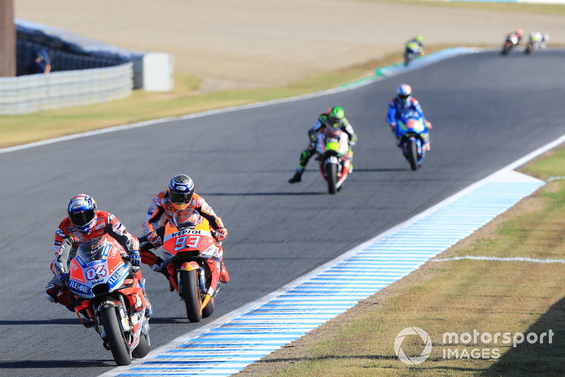 Andrea Dovizioso, Ducati Team, Marc Marquez, Repsol Honda Team