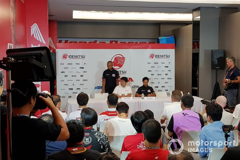 Dimas Ekky, Hiroshi Aoyama, Team Manager, Honda Team Asia