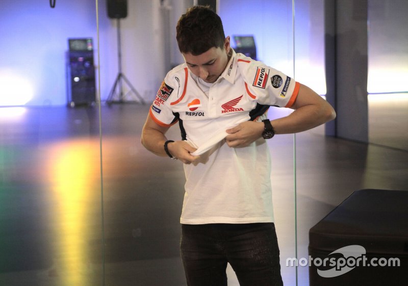 Jorge Lorenzo, first photos as a Repsol Honda team rider