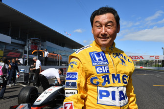 Satoru Nakajima at Legends F1 30th Anniversary Lap Demonstration