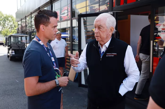Dirk Müller, Advisor of Mick Schumacher, Roger Penske, Team owner Penske Motorsport