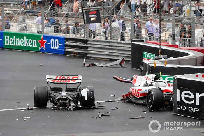 Accidente de Mick Schumacher, Haas VF-22