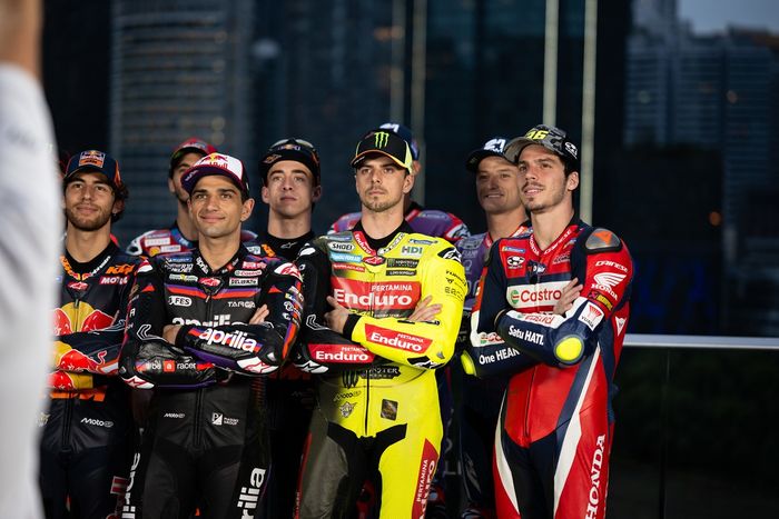 MotoGP riders group photo    