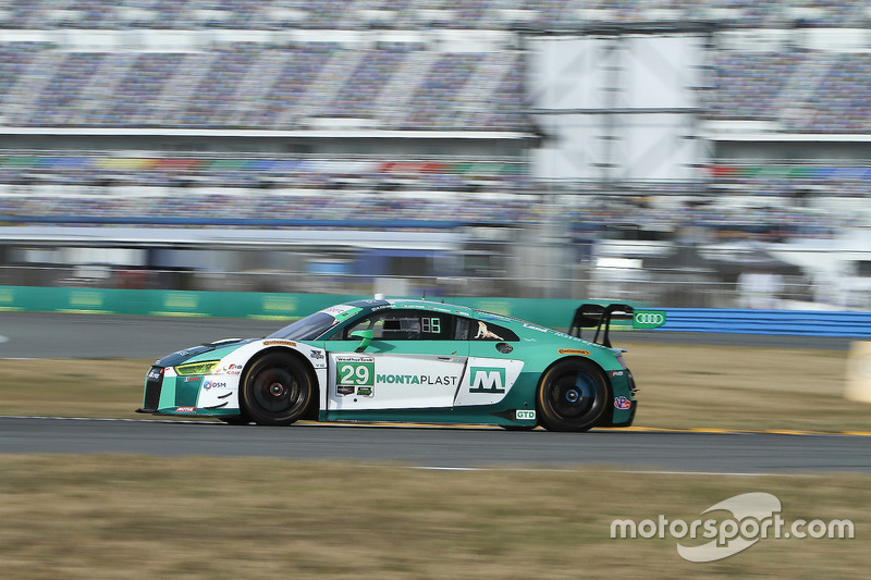 #29 Montaplast by Land-Motorsport Audi R8 LMS GT3, GTD: Christopher Mies, Sheldon van der Linde, Jeffrey Schmidt, Kelvin van der Linde