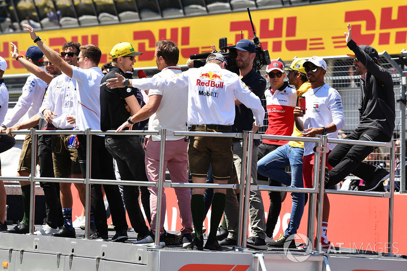 Drivers parade