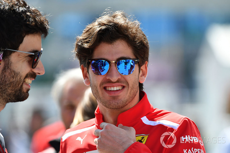Antonio Giovinazzi, Tester e pilota di riserva Ferrari