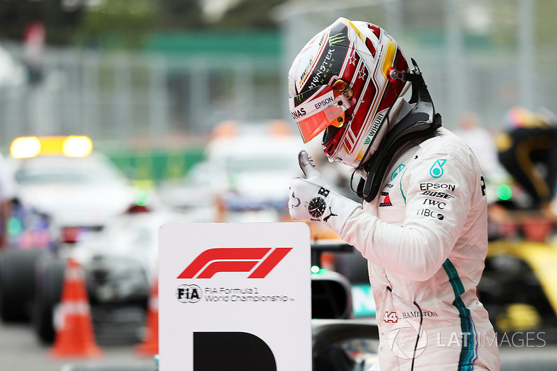 Race winner Lewis Hamilton, Mercedes AMG F1