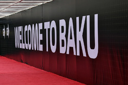 Signage Welcome to Baku